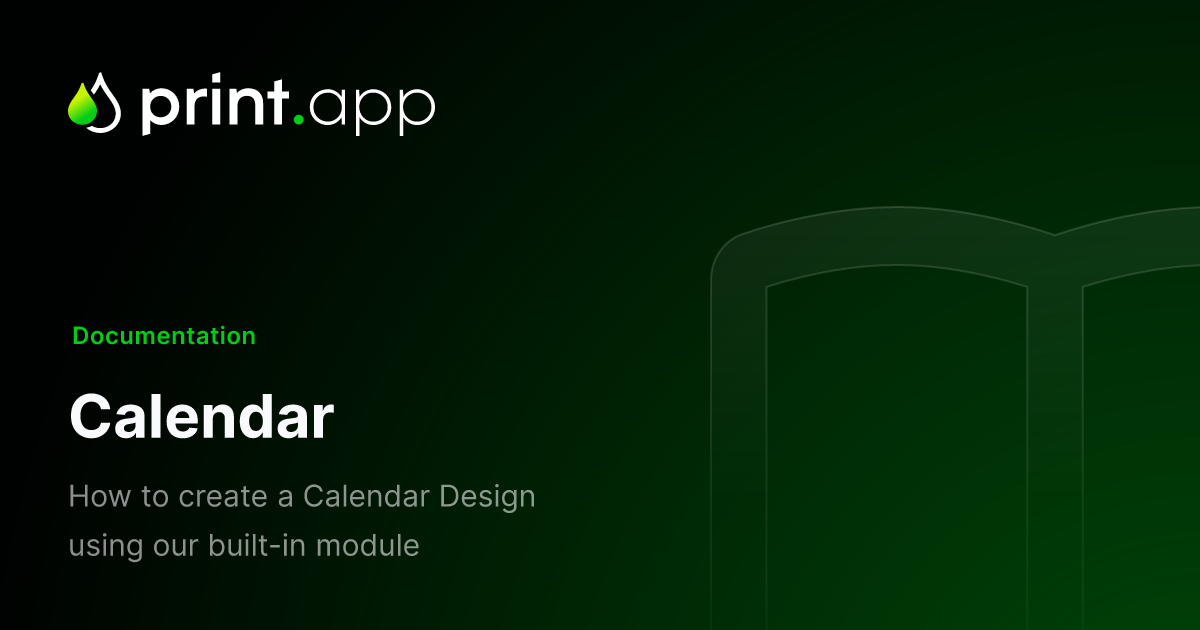 Calendar docs