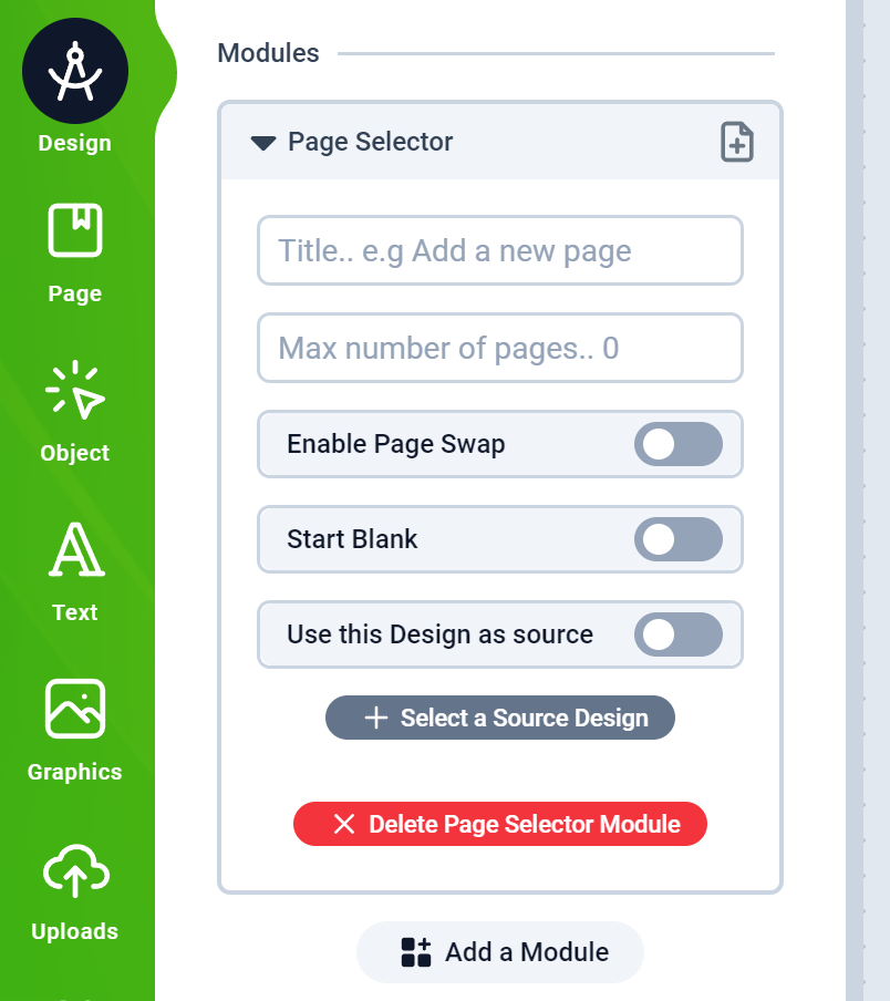 Page loader form