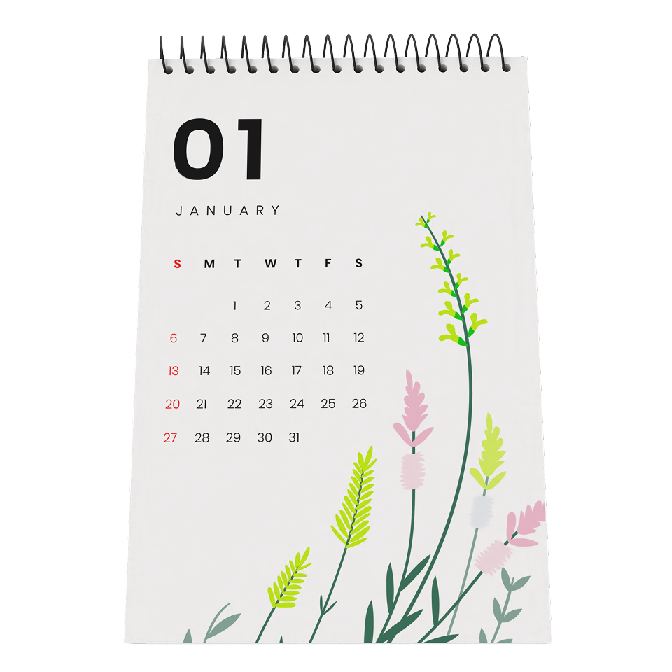 test out calendar
